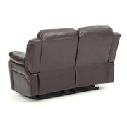 Glory Furniture Daria cozy padded reclining love seat for relaxation, with plush cushions and a comfortable design.