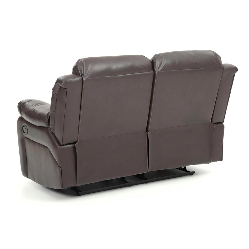 Glory Furniture Daria cozy padded reclining love seat for relaxation, with plush cushions and a comfortable design.