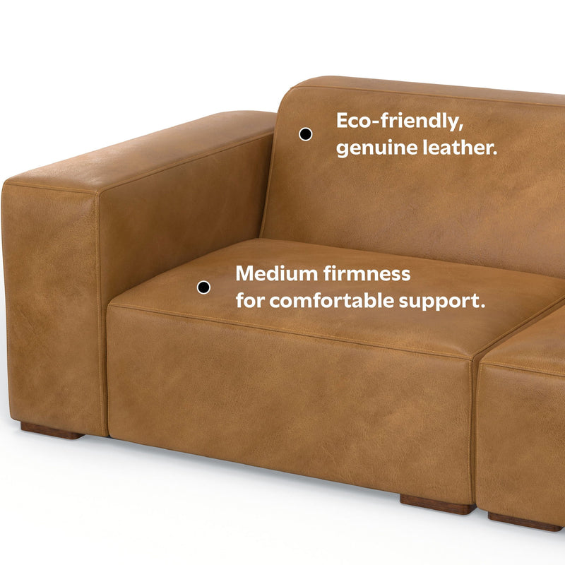 Rex - Handcrafted Sectional Sofa And Ottoman - R&R Furniture Gallery (Fountain Valley, CA)
