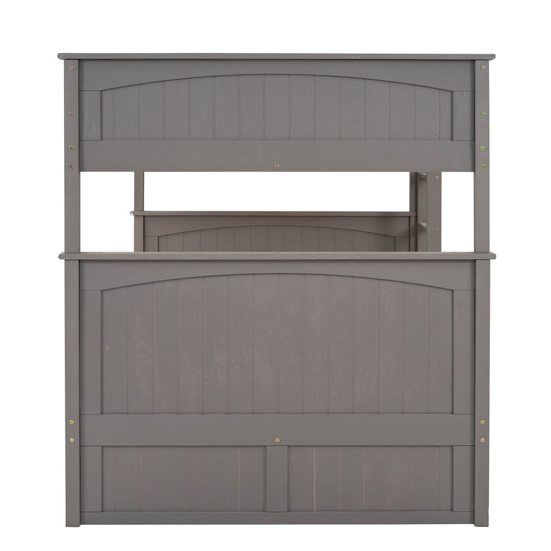Bunk Bed With Twin Size Trundle, Guardrails - R&R Furniture Gallery (Fountain Valley, CA)