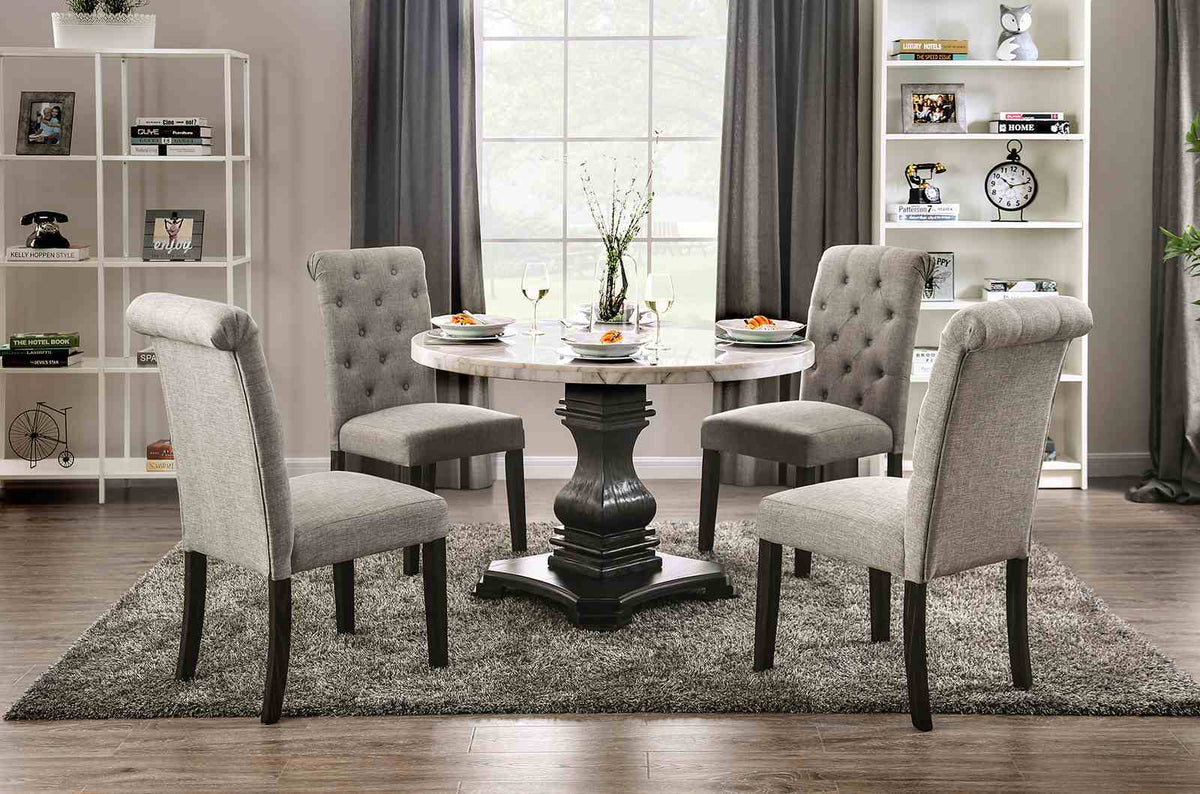 Elfredo - 5 Pc. Round Dining Table Set
