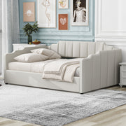 Modern Upholstered Daybed With Underneath Storage - R&R Furniture Gallery (Fountain Valley, CA)