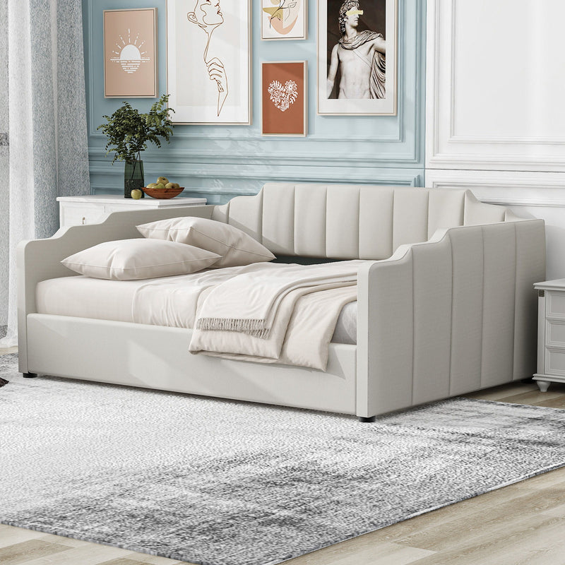 Modern Upholstered Daybed With Underneath Storage - R&R Furniture Gallery (Fountain Valley, CA)