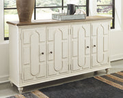 Roranville - Accent Cabinet - Antique White - R&R Furniture Gallery (Fountain Valley, CA)