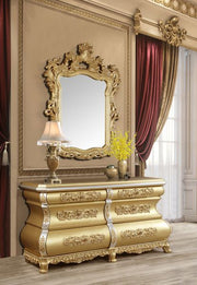 Seville - Server - Gold - R&R Furniture Gallery (Fountain Valley, CA)