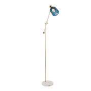 Lumi Source Marcel contemporary glam floor lamp with sleek design and metallic finish, standing tall with a modern aesthetic.