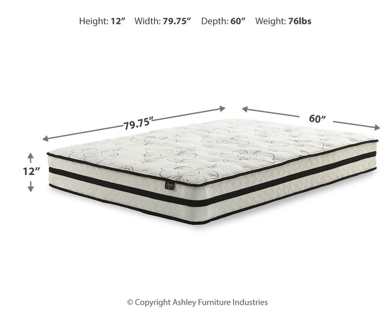 Chime 12 Inch Hybrid - Ultra Plush Hybrid Mattress - R&R Furniture Gallery (Fountain Valley, CA)