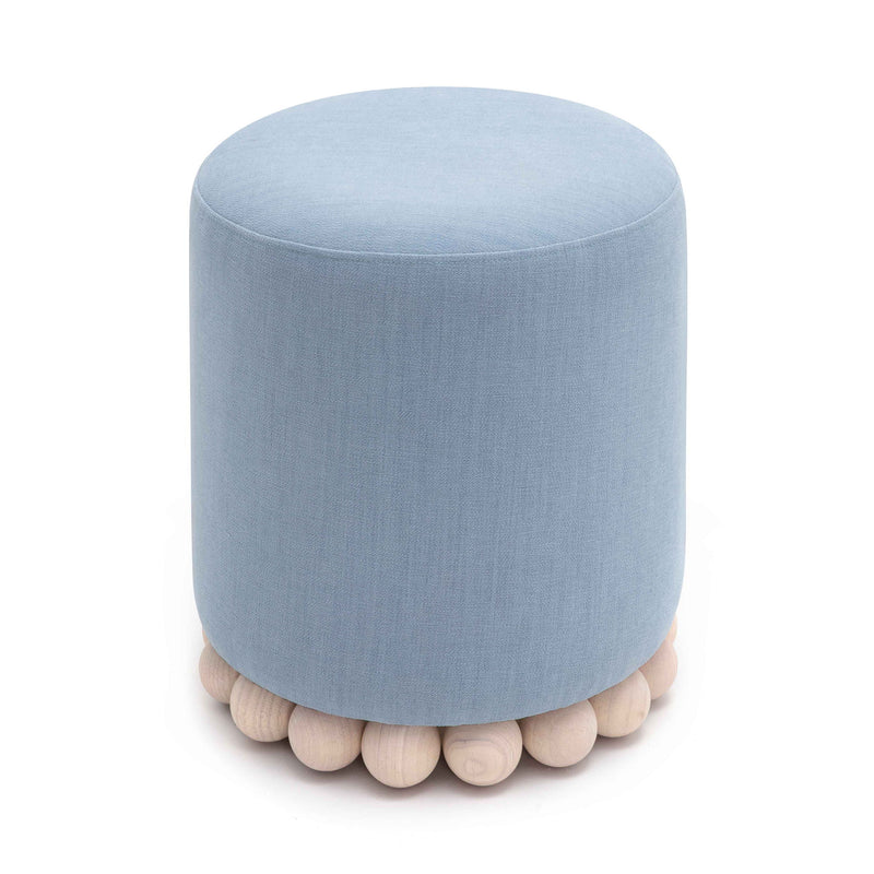 Dex - Upcycled Fabric Ottoman - R&R Furniture Gallery (Fountain Valley, CA)