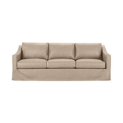 Classic Home Kipton upholstered stationary sofa with plush fabric and cushioned backrest in a modern living room setting.