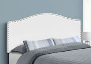 Queen Size, Bed Headboard Only, Upholstered, Transitional - White - R&R Furniture Gallery (Fountain Valley, CA)