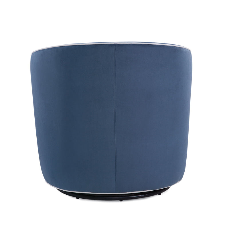 Kendall - Swivel Chair With Barrel Back Design - R&R Furniture Gallery (Fountain Valley, CA)