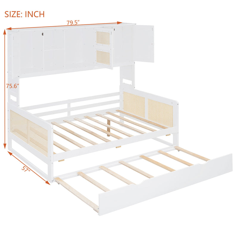 Daybed And All In One Cabinet And Shelf - R&R Furniture Gallery (Fountain Valley, CA)