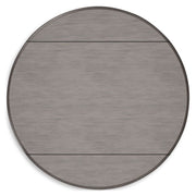 Shullden - Round Drm Drop Leaf Table - Gray - R&R Furniture Gallery (Fountain Valley, CA)