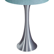 Set of two Lumi Source Lenuxe contemporary semi-gloss table lamps with sleek modern design and cylindrical shades.