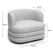 Astor - Swivel Hotel Lounge Chair - R&R Furniture Gallery (Fountain Valley, CA)