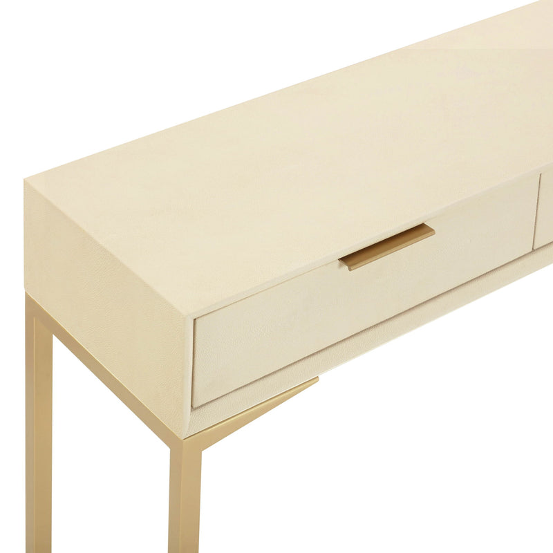 Pesce - 3 Drawer Console Table - R&R Furniture Gallery (Fountain Valley, CA)