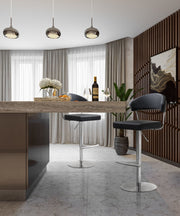 Cosmo - Stainless Steel Barstool - R&R Furniture Gallery (Fountain Valley, CA)