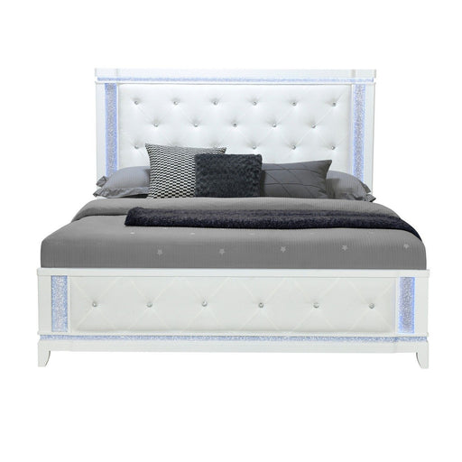 Adalid - Contemporary Bed With LED Lights - R&R Furniture Gallery (Fountain Valley, CA)