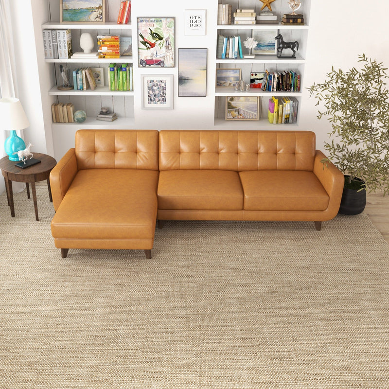 Allison - Mid-Century Modern Sectional Sofa Chaise - R&R Furniture Gallery (Fountain Valley, CA)