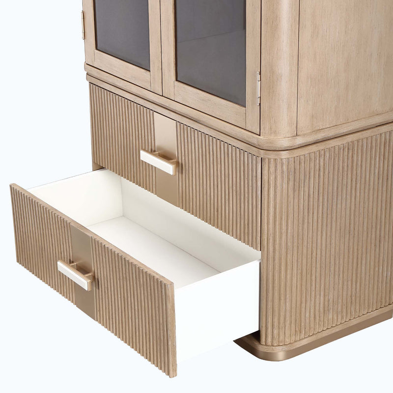 West Kensington - Display Cabinet - R&R Furniture Gallery (Fountain Valley, CA)