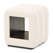 Belmont Place - Vanity Bench - Cream / Espresso - R&R Furniture Gallery (Fountain Valley, CA)