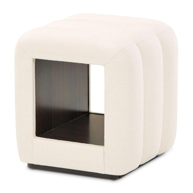 Belmont Place - Vanity Bench - Cream / Espresso - R&R Furniture Gallery (Fountain Valley, CA)