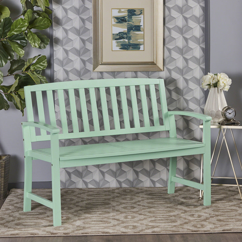 Farmhouse Style Loja Bench Indoor / Outdoor - R&R Furniture Gallery (Fountain Valley, CA)