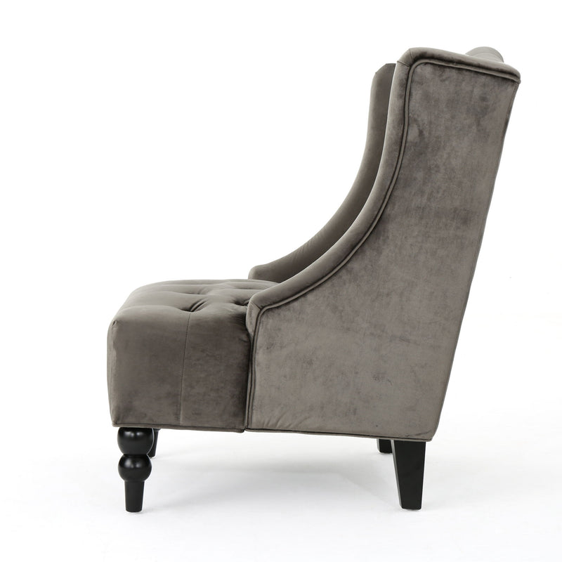 Toddman - Hi - Back Club Chair With Elegant Design - R&R Furniture Gallery (Fountain Valley, CA)