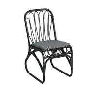 Outdoor Wicker Dining Chairs With Washable Cushion (Set of 2) - R&R Furniture Gallery (Fountain Valley, CA)