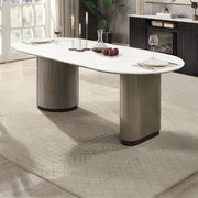 Clayten - Dining Table - Engineered Top & Light Oak - R&R Furniture Gallery (Fountain Valley, CA)