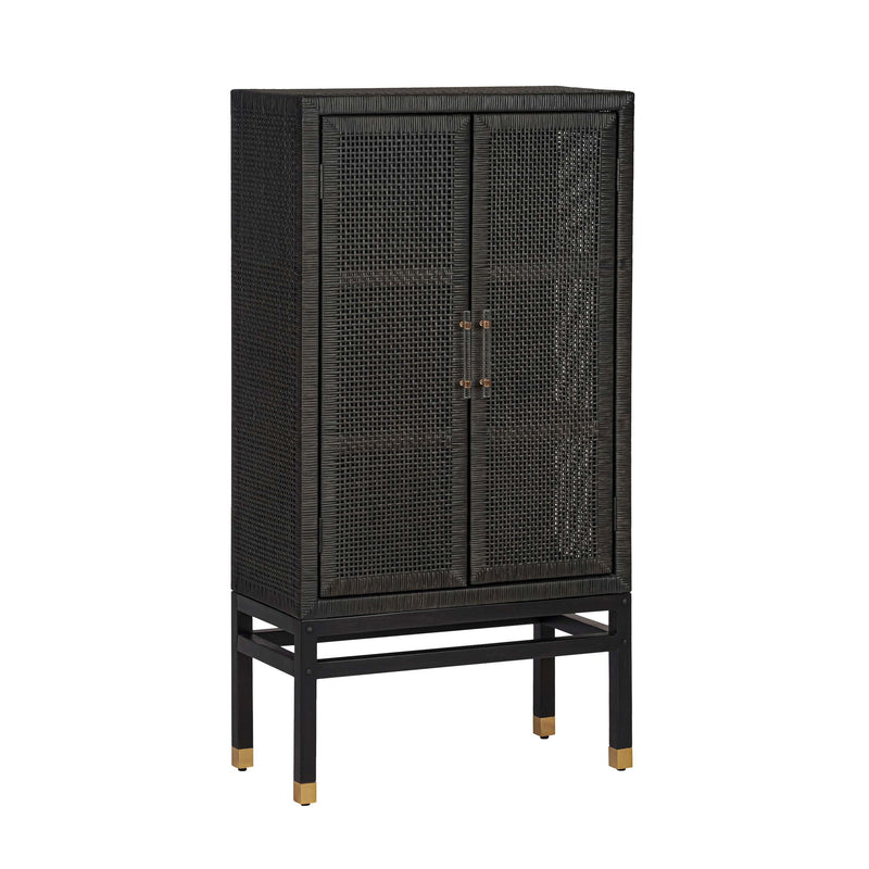 Amara - Woven Rattan Cabinet - R&R Furniture Gallery (Fountain Valley, CA)