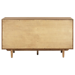 4 Door Sideboard With Dual Drawers - Natural