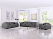 1208 - Modular Leather Set With 5 Power Recliners & Power Headrests - R&R Furniture Gallery (Fountain Valley, CA)