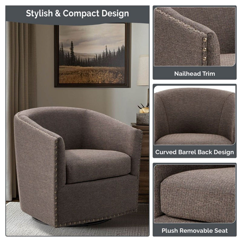 Luxurious Chair With 360 Degree Rotation - R&R Furniture Gallery (Fountain Valley, CA)