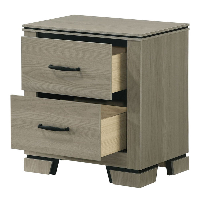 Joanna - Nightstand - Weathered Gray - R&R Furniture Gallery (Fountain Valley, CA)