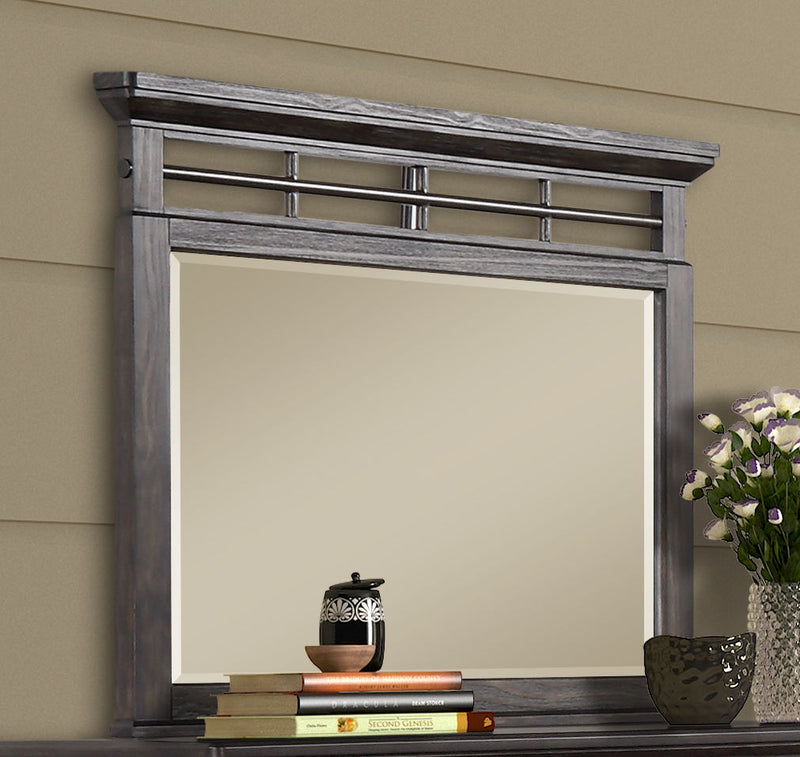 Mirror - Mahogany - R&R Furniture Gallery (Fountain Valley, CA)