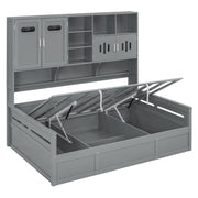 Daybed With All-In-One Cabinet And Shelf - R&R Furniture Gallery (Fountain Valley, CA)