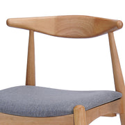 Elegant Dining Chairs With Ergonomic Backrest & Comfort Cushions (Set of 2) - R&R Furniture Gallery (Fountain Valley, CA)