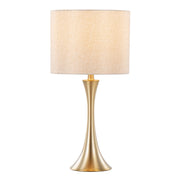Pair of Lumi Source Lenuxe contemporary modern table lamps in a sleek design, set of 2, with stylish minimalist bases and shades.