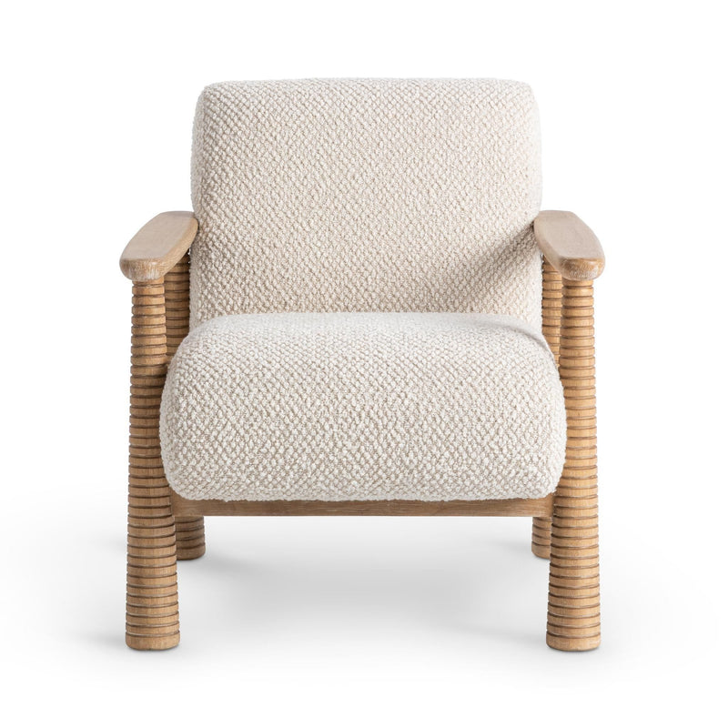 Caprice - Accent Chair - Light Beige / Natural - R&R Furniture Gallery (Fountain Valley, CA)