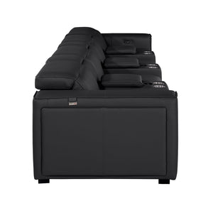 1224 - 7-Piece Modular Power Reclining Sofa In With 4 Power Recliners & Power Headrests