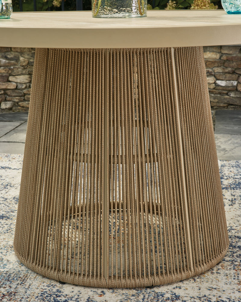 Orchard Beach - Outdoor Dining Table - Beige - R&R Furniture Gallery (Fountain Valley, CA)