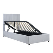 Upholstered Platform Bed With A Hydraulic Storage System - R&R Furniture Gallery (Fountain Valley, CA)