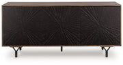Lavinmont - Accent Cabinet - Multi Brown - R&R Furniture Gallery (Fountain Valley, CA)
