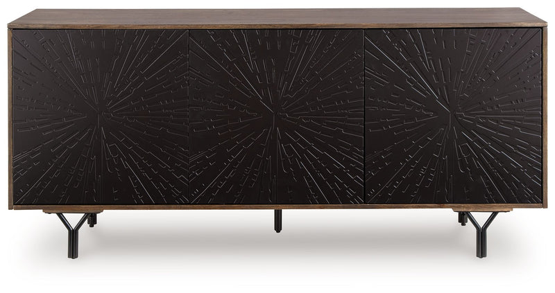 Lavinmont - Accent Cabinet - Multi Brown - R&R Furniture Gallery (Fountain Valley, CA)