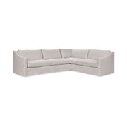 Classic Home Kipton upholstered corner sectional with plush cushions and modern design, perfect for living room seating.