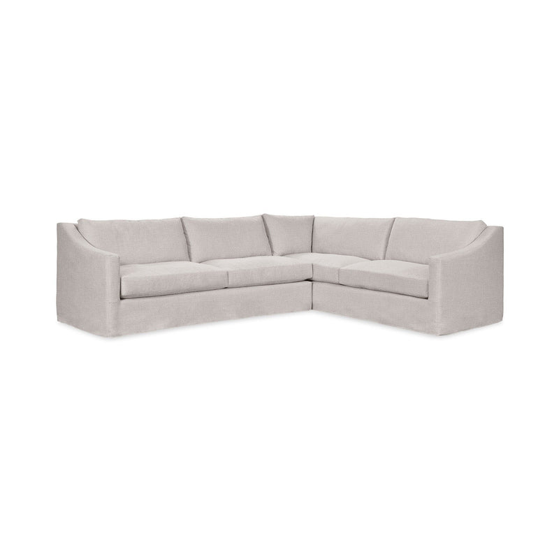 Classic Home Kipton upholstered corner sectional with plush cushions and modern design, perfect for living room seating.
