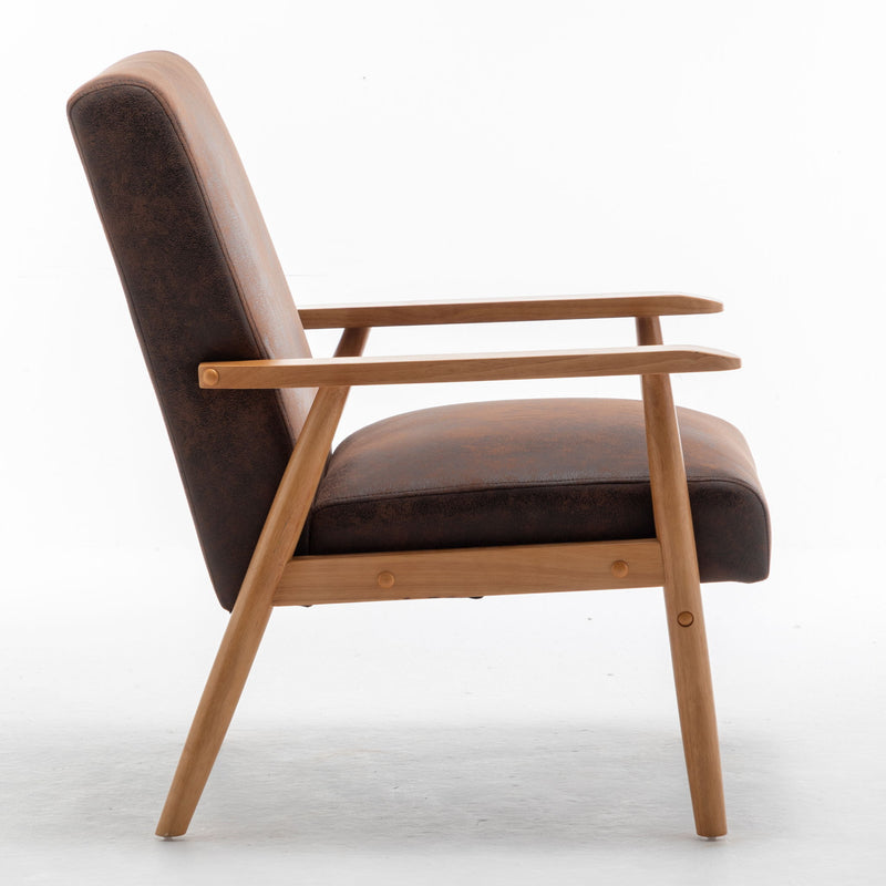 Wide Arm Chair - Brown - R&R Furniture Gallery (Fountain Valley, CA)