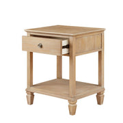 Victoria - Bedside Table With Drawer And Shelf - R&R Furniture Gallery (Fountain Valley, CA)