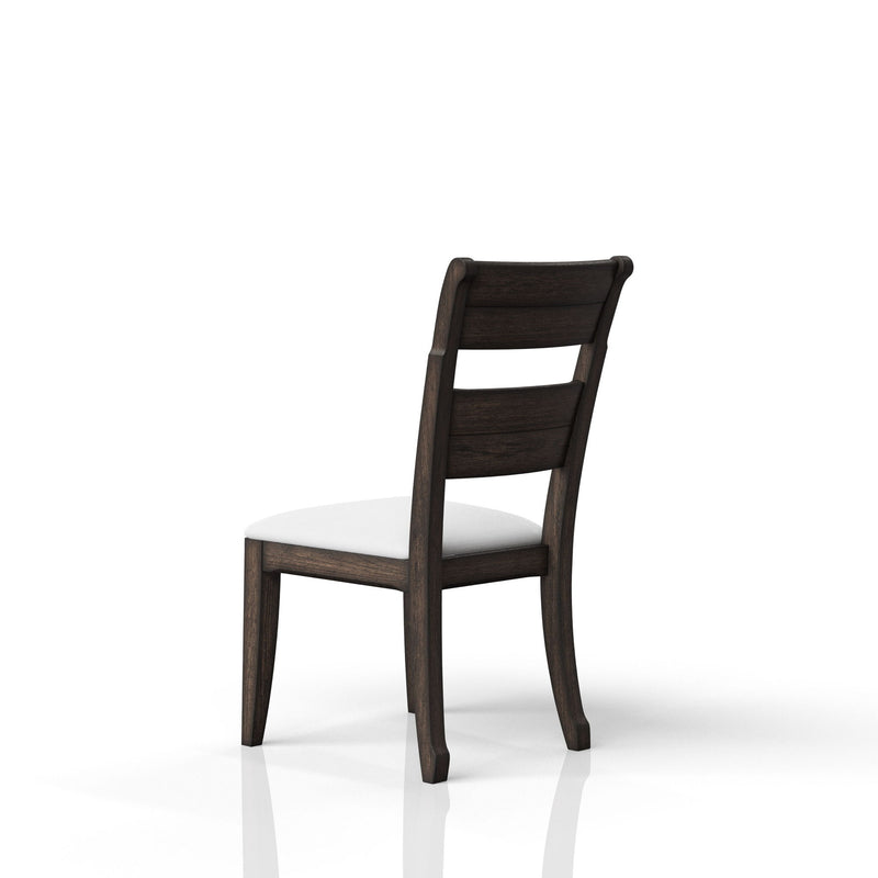 Upholstered Seat Side Chair - Chocolate - R&R Furniture Gallery (Fountain Valley, CA)